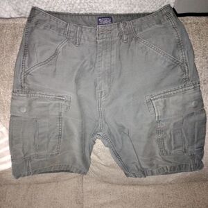 Levi's Gray Cargo Men Shorts